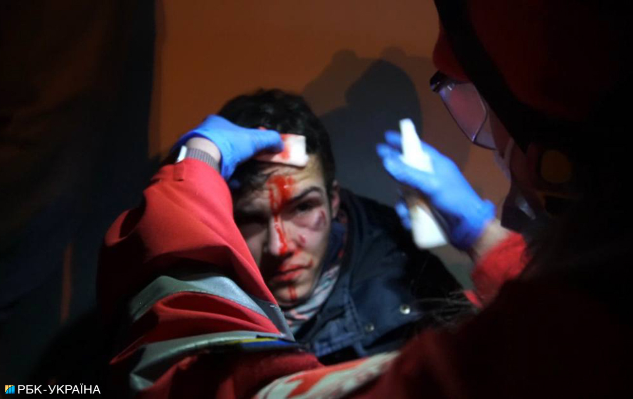 Протести на підтримку Стерненка: є постраждалий